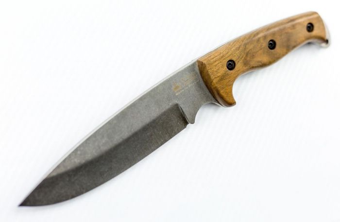Нож с фиксированным лезвием Morakniv Companion Anthracite, сталь Sandvik 12C27, рукоять пластик/резина, черный
