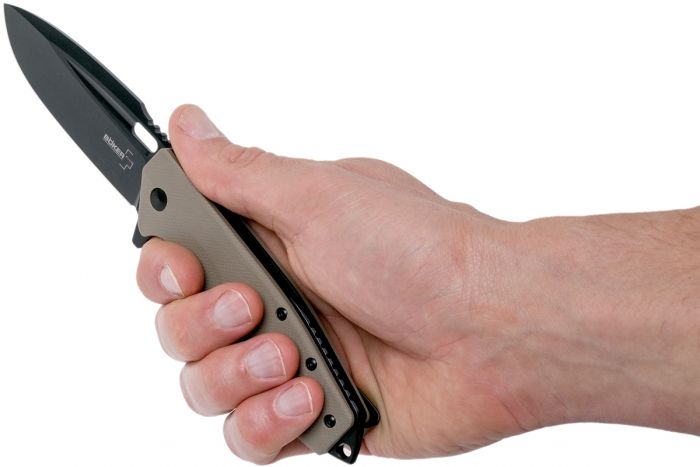 Нож складной Boker Plus Caracal Tactical, сталь D2 EDP Plain, рукоять стеклотекстолит G10
