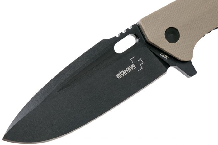 Нож складной Boker Plus Caracal Tactical, сталь D2 EDP Plain, рукоять стеклотекстолит G10
