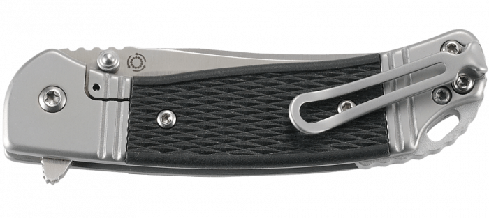 Складной нож CRKT R2303 Ruger® Knives Hollow-Point™ Compact, сталь 8Cr13MOV, рукоять из нерж. стали с вставками из термопластика