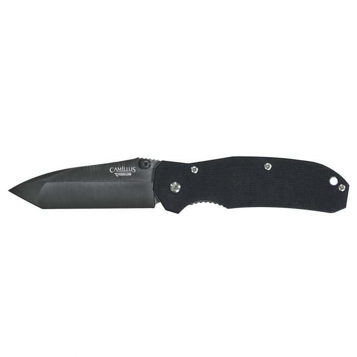 Складной нож Camillus EDC Tanto, сталь VG-10, рукоять стеклотекстолит G-10, чёрный