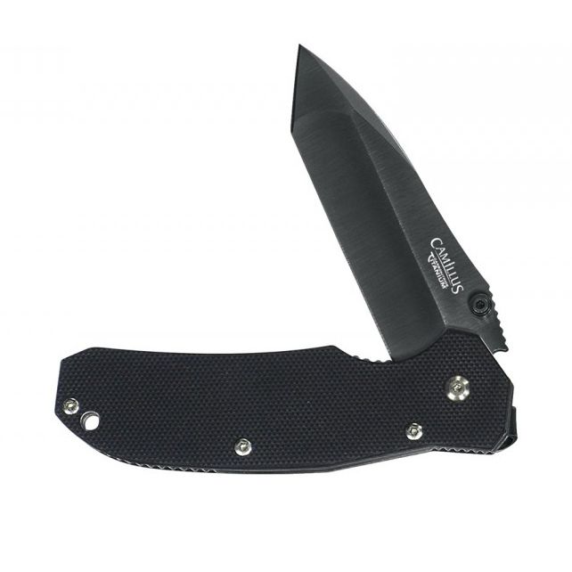 Складной нож Camillus EDC Tanto, сталь VG-10, рукоять стеклотекстолит G-10, чёрный
